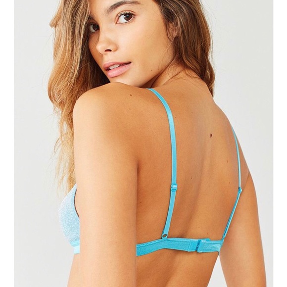 UO Out From Under Izzy shimmer triangle bra - Picture 5 of 6